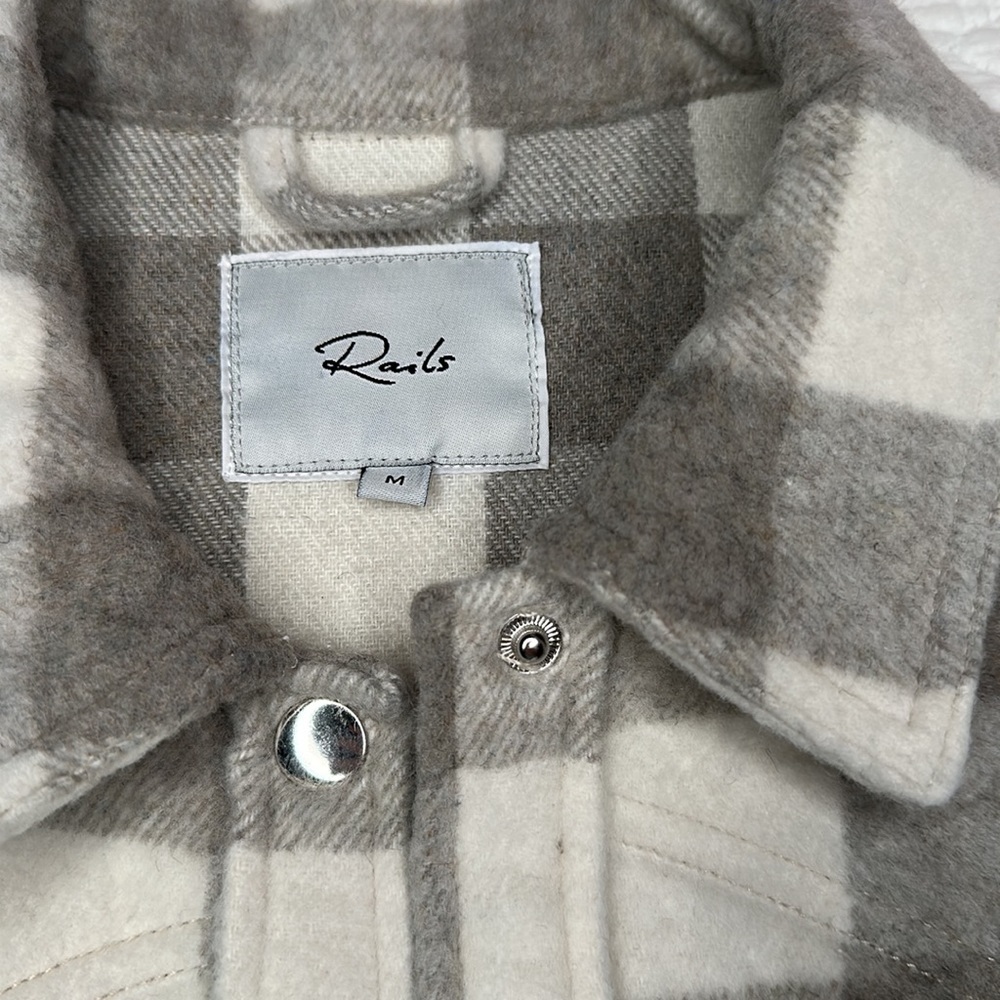 Rails Brand Tripp Shacket- Flannel- Size M- Nwot - image 3